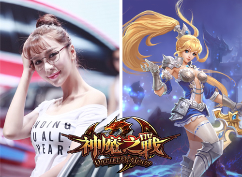 我的女神A4腰 《神魔之战》女神cos投票开启
