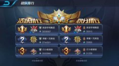 《王者荣耀》S7赛季完结 新游手柄战队蝉联战队